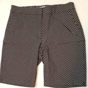 WHBM White House Black Market Gingham Bermuda Shorts Size 10